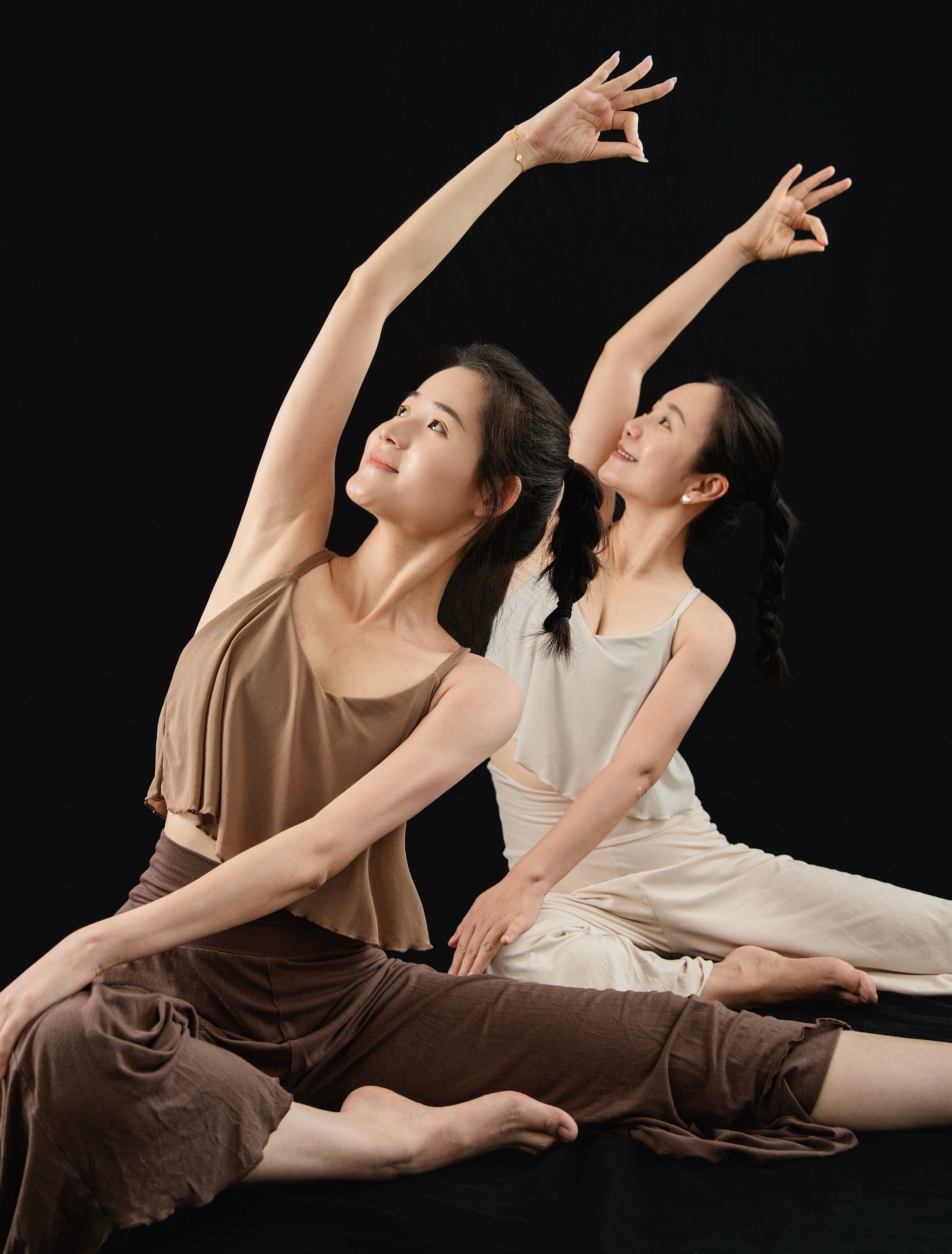 瑜伽 #双人瑜伽 📷镜头下的双人瑜