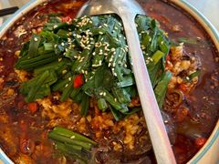 辣子韭菜蒜羊血-玉华宫宾馆·餐厅(铜川驻京办店)