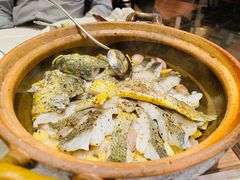 砂锅焗东海大黄鱼-人间采蜜(海信广场店)