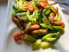 芦笋炒河虾-道道鲜·崇明私房菜(五角场店)