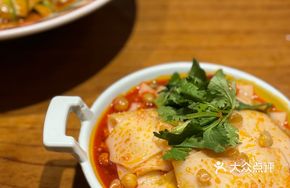 Wide Noodles and Tofu Skin Combination