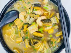 虾爆鳝面-常熟炒浇面馆(蓝旗街店)