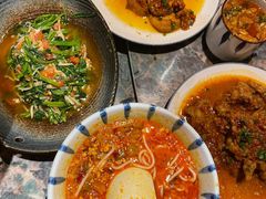 酸笋炒空心菜-浩海火燒雲傣家菜(静安芮欧店)