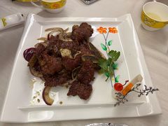 铁板牛仔骨&nbsp;-银都上海菜馆(粤海东路店)