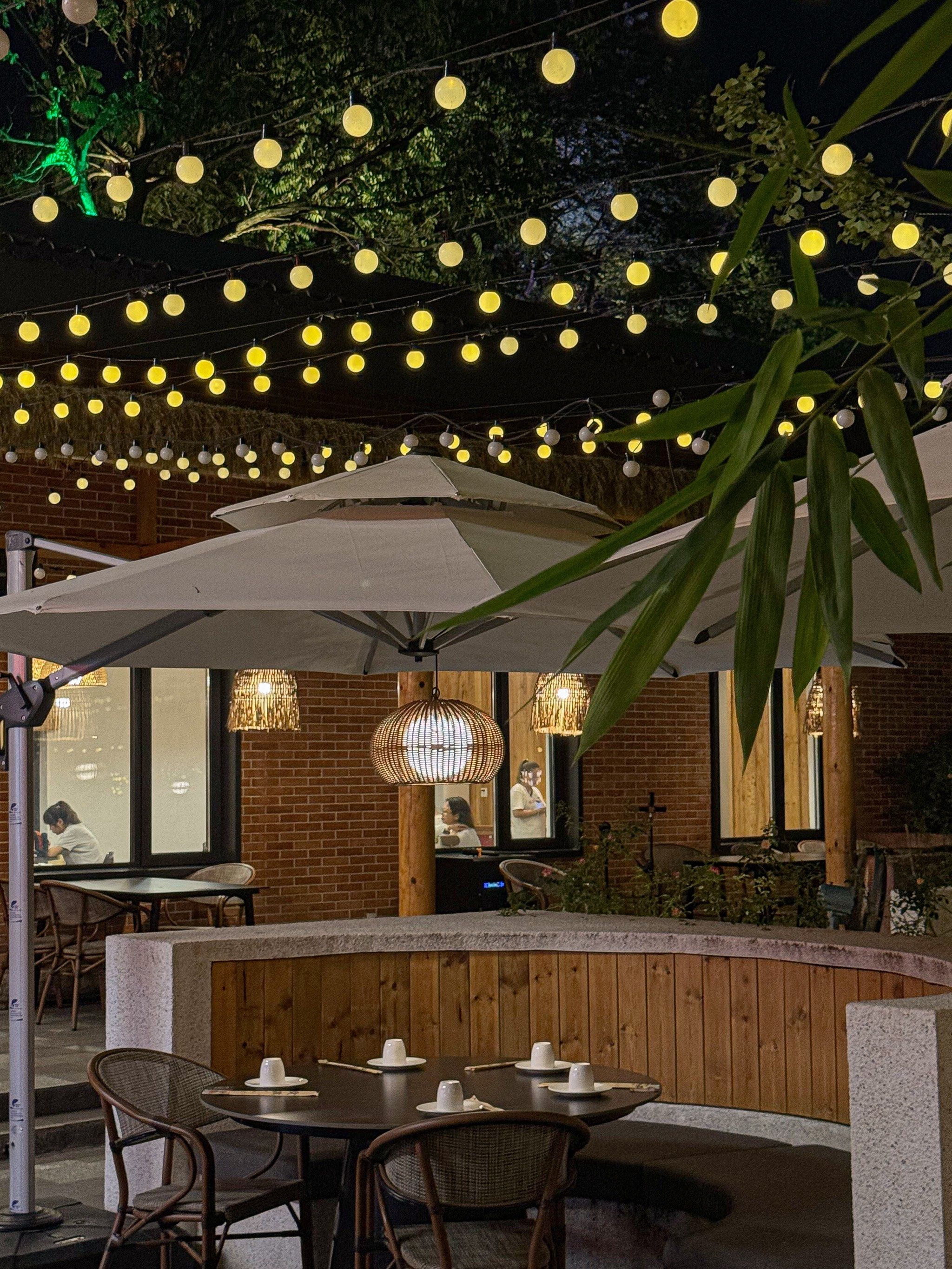 这样的花园餐厅可不是江南啊,就在西安