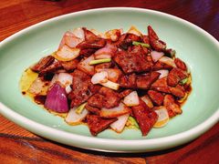 京葱爆猪肝-虎哥私房菜(馒头山店)