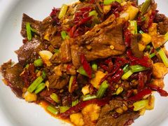 新疆辣皮子小炒肉-九毛九西北菜(大东海店)