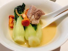 咸骨煲奶白菜苗-新荣记(建国门外大街店)