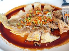 金蒜脆皮黄鱼-柒园·三十年创意杭帮菜(龙湖滨江天街店)