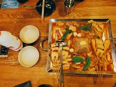 鱼饼火山炒年糕-包装马车·韩国料理·포장마차