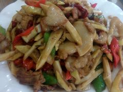 高山笋炒肉-下梅人家土菜馆(历史文化餐厅度假区店)