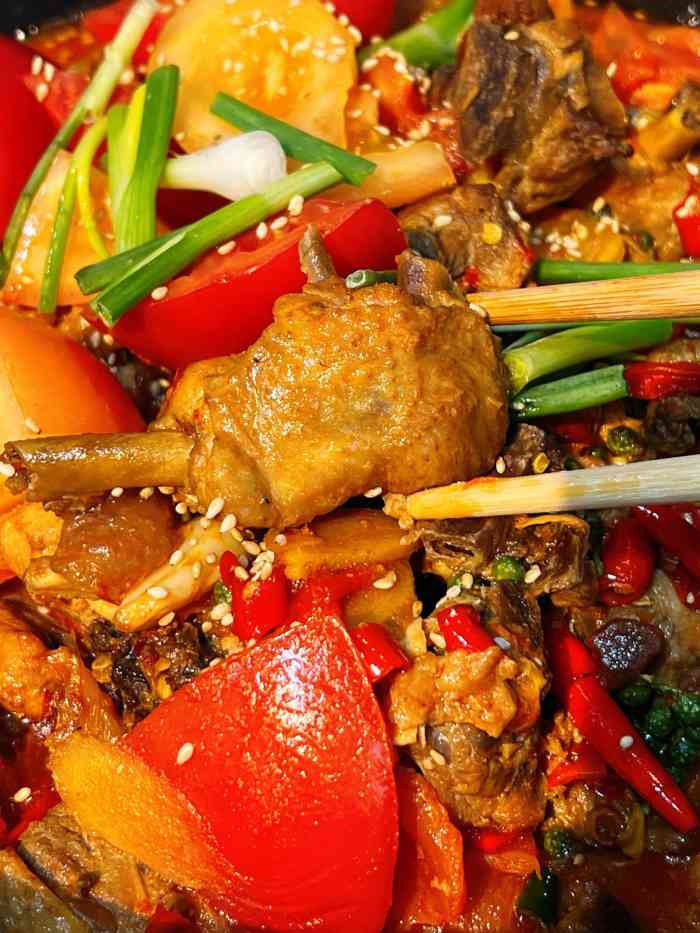 贵州辣子鸡番茄鸡-"一直在收藏夹的店,居然就在朋友家楼下. .