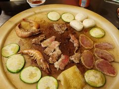 -老姐石板烧烤+铜炭火锅(总店)