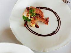 培根卷大明虾配牛油果-Jean Georges