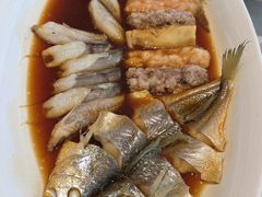 鲳鱼拼黄鱼-阿毛饭店·宁波老字号(儿童公园旗舰店)