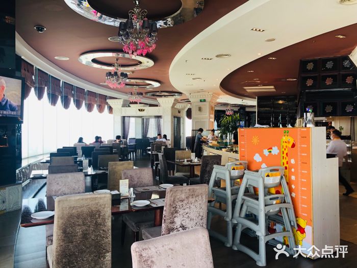 荣誉国际酒店-云顶旋转餐厅大堂图片