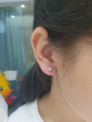 体验后-艺耳美专业穿耳洞打耳洞穿孔