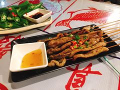炭烧猪颈肉串-辉记炭烧海鲜大排档·老字号(福田店)