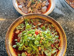 凉拌鸡杂-土灶人家柴火鸡(都江堰店)