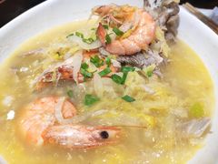 海鲜骨棒酸菜-北李妈妈菜·海肠捞饭(开发区万达店)
