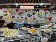 自助取餐区-咕叽咕叽自助烤肉小火锅(西城广场购物中心店)