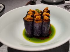 醋汁海胆茄子-子福慧·现代淮宴(陆家嘴中心店)