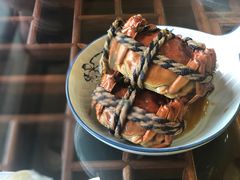 花雕太湖六月黄醉蟹-呼吸森林·生态农庄农家乐私房菜