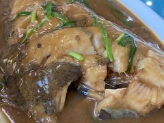 红烧蝶鱼-龙香居海鲜家常菜饭店·特色驴肉·古城浑锅
