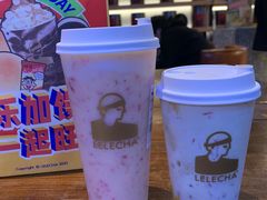 杨枝甘露冰冰茶-LELECHA乐乐茶(上海五角场万达广场店)