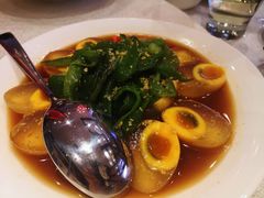 姜汁烧椒调蛋-阿庄新豫菜(航海东路店)