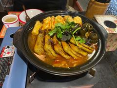 老表记鸳鸯螺丝鸭脚煲-老表记广西宵夜螺蛳鸭脚煲(西大店)