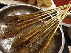 这基围虾在半斤吗？我们店的三两就是这样-吉友粥底火锅(方斜路店)