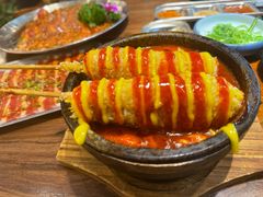 -明洞阿姨·韩式酱蟹烤肉·创意料理(三元桥店)