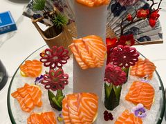 三文鱼刺身-恒盛居回族饭店