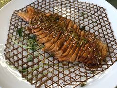 素风味竹烤鱼-天天向上素食餐厅(五台山店)