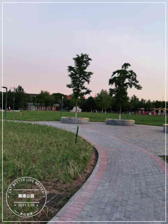 黑塔公园-"公园不算大,不过环境很好,疫情期间平时孩.