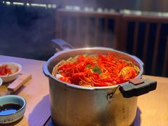 高压锅蒸大虾-蚝翅·海鲜粥·烧烤·宁夏滩羊季(玉米楼店)