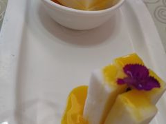 芒果汁捞铁棍山药-悦湖公馆