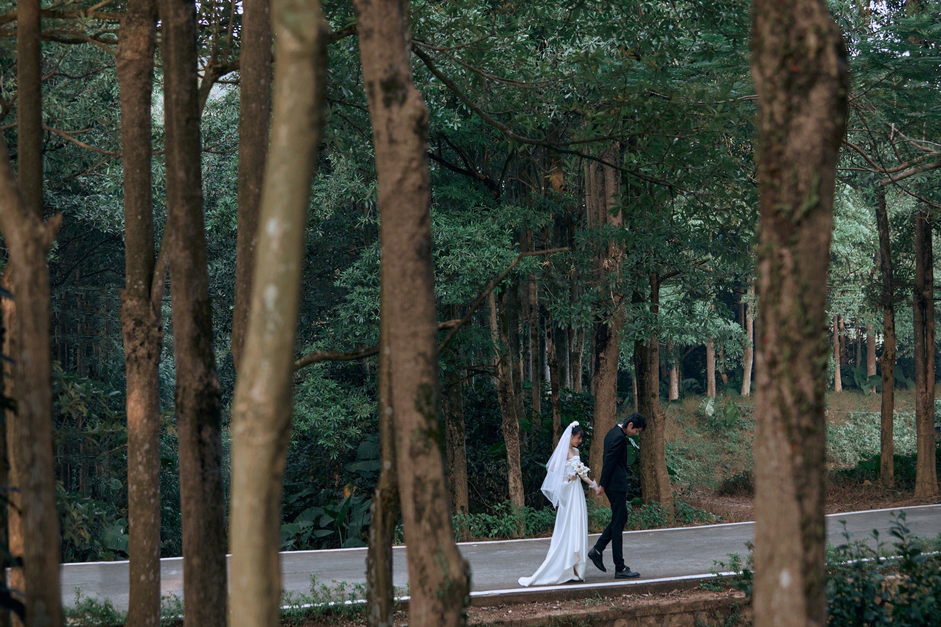 森系婚纱照外景 #2023婚纱照风格推荐