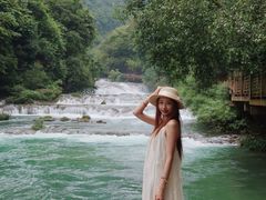 -小七孔景区-六十八级跌水瀑布