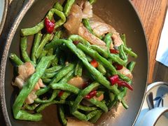 五花肉炒长豆-嘉禾·悦享餐厅(八方汇店)