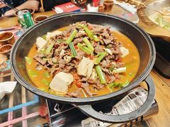 糟辣牛肉焖豆腐-侯家庄私房菜馆观景餐厅