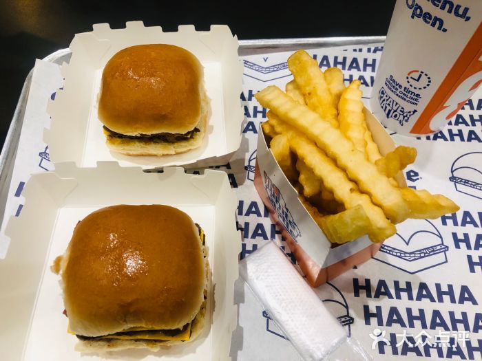 white castle白色城堡迷你汉堡(静安丰盛里店)波浪薯条图片