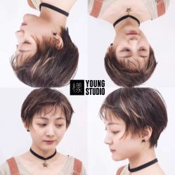 -INS羽毛接发·巴黎画染