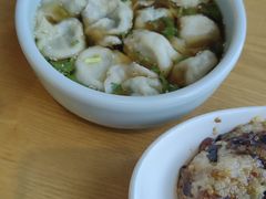 青菜土鸡蛋水饺-秦香阁·西北家常菜(徐汇日月光中心店)