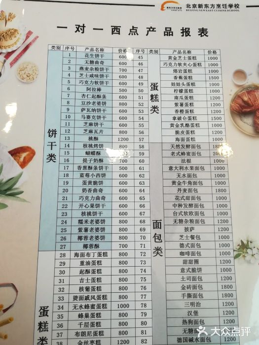 新东方烹饪学校(朝阳校区)一对一西点图片