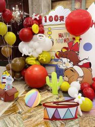 点击看大图 -童话气球party布置宝宝宴生日求婚派对(厦门店)