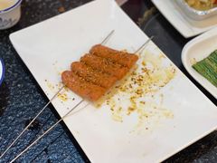 烤火腿肠-老何太太鹤岗小串·团建聚餐(龙华店)
