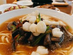 虾爆鳝面-奎元馆.百年奎元.非遗传承(西湖边的解放路店)
