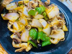 炒八爪鱼-台州老六海鲜面馆(上南总店)
